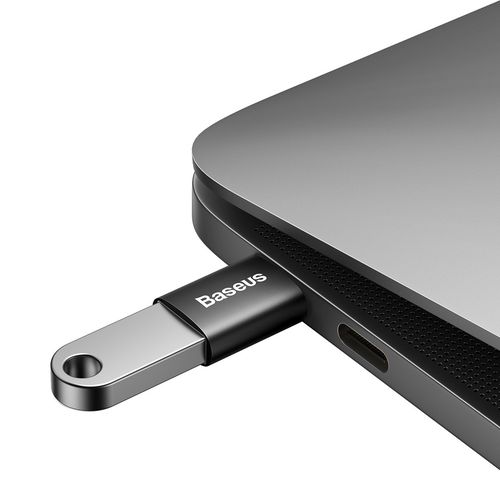Adapteris USB C kištukas - USB3.1 A lizdas, su OTG funkcija BASEUS ZJJQ000001 6932172605643