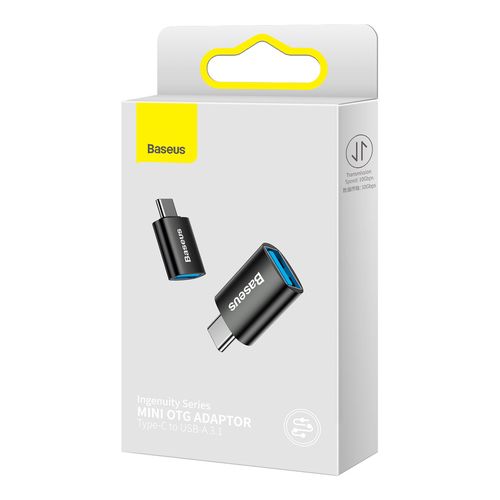 Adapteris USB C kištukas - USB3.1 A lizdas, su OTG funkcija BASEUS ZJJQ000001 6932172605643