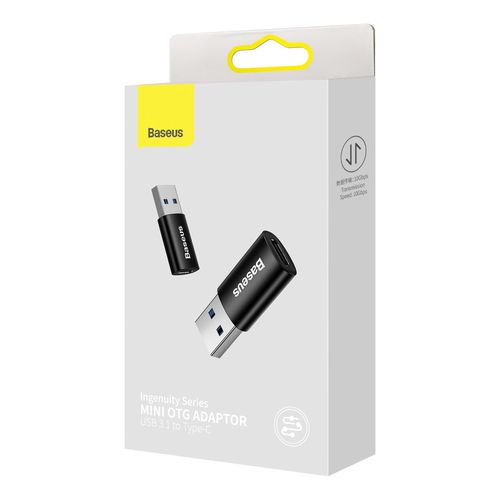 Adapteris USB3.1 A kištukas - USB C lizdas, su OTG funkcija BASEUS ZJJQ000101 6932172605797