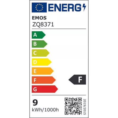 LED lemputė GU10 230V MR16 9W 806lm, neutraliai balta, 4000K, EMOS ZQ8371 8592920084632