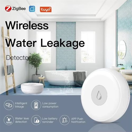 Smart water flood sensor, wireless, ZigBee, TUYA / Smart Life ZSS-QY-WL-C-MS 6974246474854