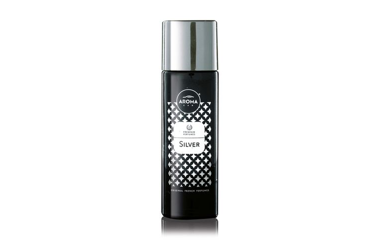 Car air freshener AROMA PRESTIGE SPRAY SILVER, Aroma Car 5907718925340