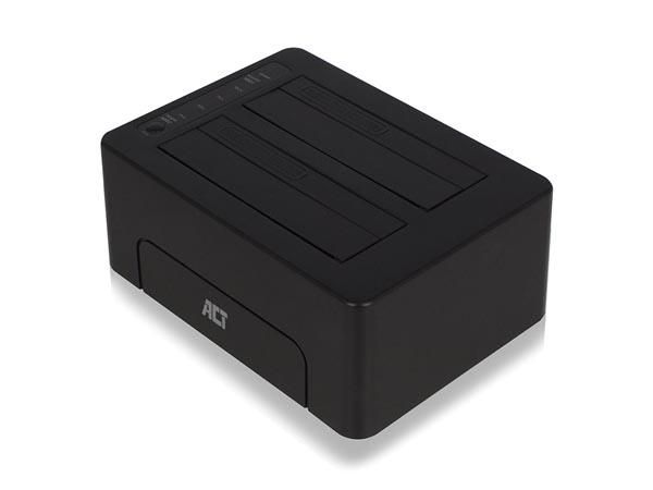 USB 3.2 Gen1 to 2.5" and 3.5" SATA dual hard drive docking station ACTAC1504 8716065489705; 8716065489705