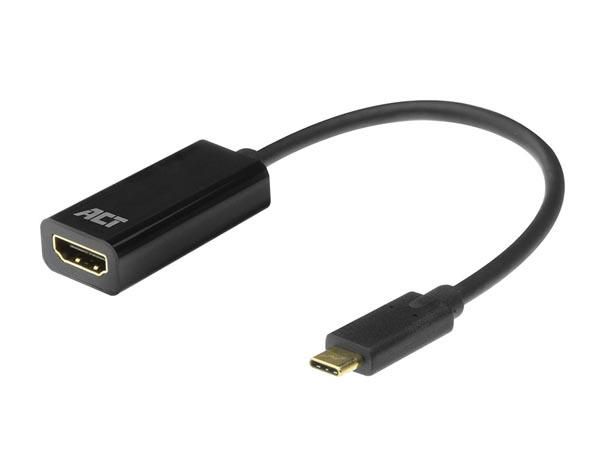 USB-C to HDMI female adapter - 4K @ 30 Hz - 0.15 m ACTAC7305 8716065491098; 8716065491098