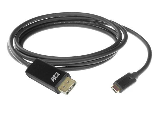 USB-C to DisplayPort adapter cable - 4K @ 60 Hz - 2 m ACTAC7325 8716065491128; 8716065491128