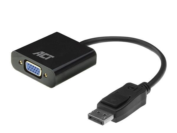 DisplayPort male to VGA female adapter - 0.15 m ACTAC7515 8716065491258; 8716065491258