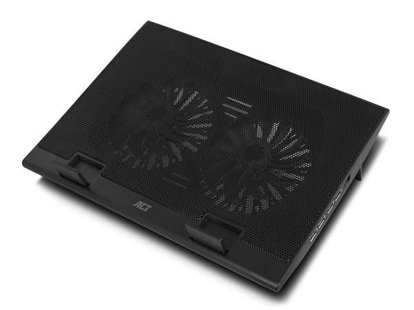 Laptop stand with fan and 4-port usb hub ACTAC8105 8716065491395; 8716065491395