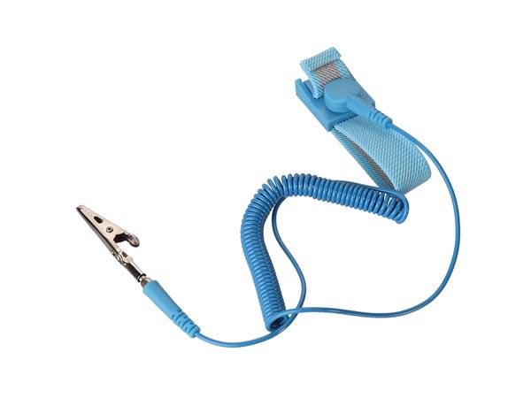 ANTISTATIC ADJUSTABLE ELASTIC WRIST STRAP - BLUE AS3N 5410329697433