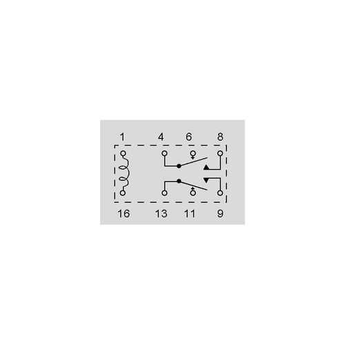 Реле: электромагнитное;DPDT;Ucoil: 5VDC;0.5A/120VAC;1A/24VDC AZ822-2C-5DSE