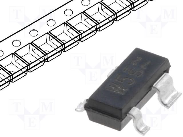 IC: driver; single transistor; current regulator,LED driver INFINEON TECHNOLOGIES BCR401R