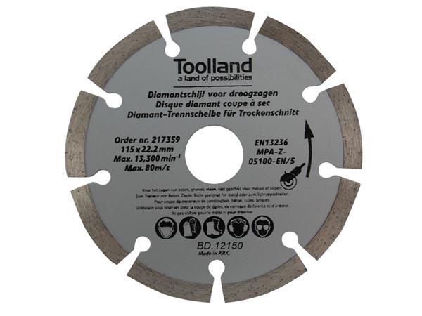 DIAMOND DISC SET - 150 mm - SEGMENTED - 2 pcs BD12150