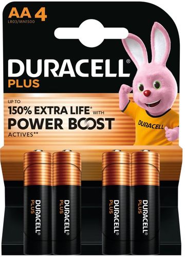 Duracell - Boost Alkaline Battery 1.5 V AA MN1500 - 4 pcs BDBLR06-BL4 5000394176027