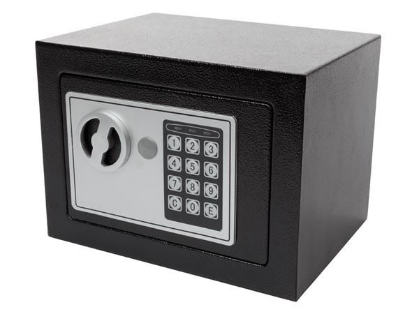 ELECTRONIC SAFE BOX - 17 x 23 x 17 cm - 4.6 L - BLACK BG90014 5410329695415; 5410329695415