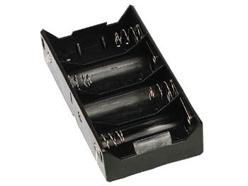 BATTERY HOLDER FOR 4 x D-CELL (WITH SOLDER TAGS) BH143D 5410329282110; 5410329482947; 5410329502294