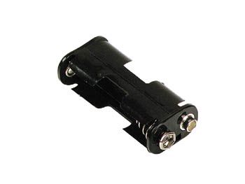 BATTERY HOLDER FOR 2 x AA-CELL (WITH SNAP TERMINALS) BH322B