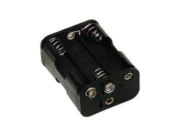 BATTERY HOLDER FOR 6 x AA-CELL (WITH SNAP TERMINALS) BH363B
