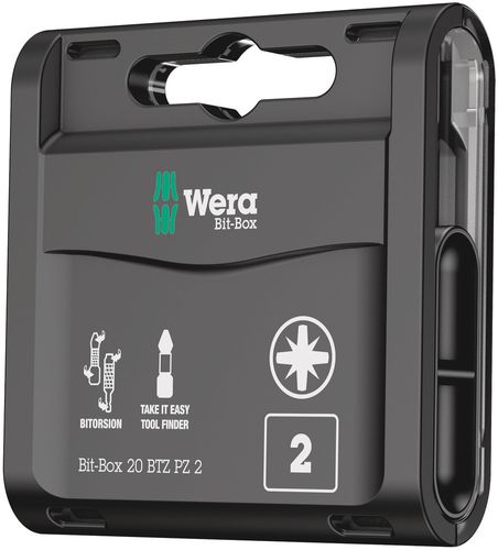Bit-Box 20 BTZ PZ, 20 x PZ 2x25, Wera 05057761001