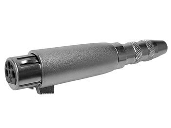 3P XLR SOCKET TO 6.35mm JACK SOCKET MONO CAA01 5410329215897; 5410329515065
