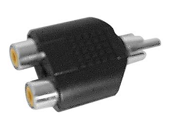 DUAL FEMALE RCA TO MALE RCA CAA38 5410329274610; 5410329221607