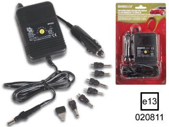 SWITCHING MODE CAR ADAPTER 2000mA REGULATED / 1.5-12V / 12-24Vdc IN CARS2000 5410329222802; 5410329272593; 5410329272609