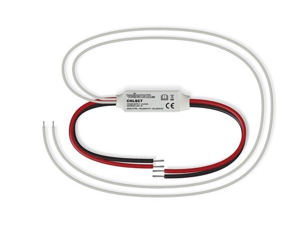 Mini LED-dimmer, controlled by external push button CHLSC7