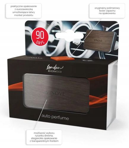 Car air freshener VINOVE CLASSIC LEATHER LINE MILANO, VINOVE 5902802112545