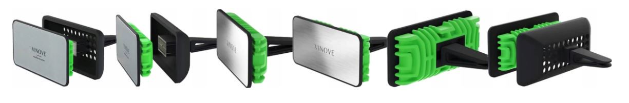 Car air freshener VINOVE CLASSIC LEATHER LINE ROME, VINOVE 5902802112569