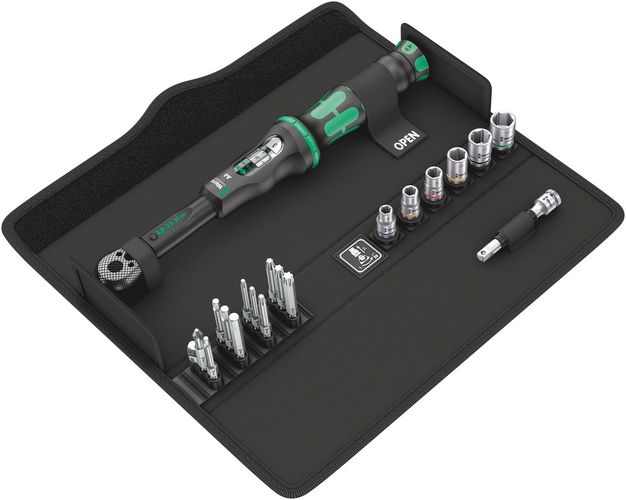 Click-Torque A 6 Set 1, 2.5-25 Nm, 1 x 1/4"x2.5-25; 1 x PH 2x50; 1 x TX 15x50; 1 x TX 20x50; 1 x TX 25x50; 1 x TX 27x50; 1 x TX 30x50; 1 x TX 40x50; 1 x 3.0x50; 1 x 4.0x50; 1 x 5.0x50; 1 x 6.0x50; 1 x 1/4"x25; 1 x 1/4"x75.0; 1 x 6.0x23.0; 1 x 7.0x23.0; 1  05130110001
