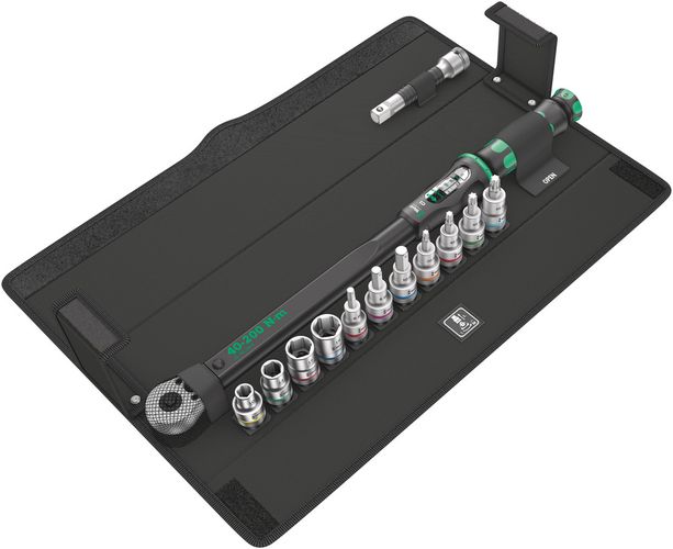 Click-Torque C 3 Set 1, 40-200 Nm, 1 x 1/2"x40-200; 1 x 10.0x37.0; 1 x 13.0x37.0; 1 x 17.0x37.0; 1 x 19.0x37.0; 1 x TX 30x60.0; 1 x TX 40x60.0; 1 x TX 45x60.0; 1 x TX 50x60.0; 1 x 6.0x60.0; 1 x 8.0x60.0; 1 x 10.0x60.0; 1 x 1/2"x125.0, Wera 05075680001
