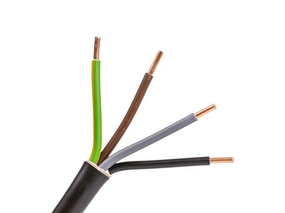 Lietkabelis CYKY 4x2.5 mm2 power cable (100 m, monolithic, 450/750V) KCYKY4X25LLT