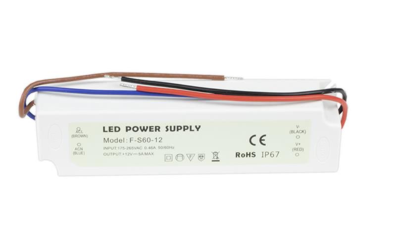 Waterproof power supply F-S60-12 5A 60W 12V F-S60-12 5100000000546