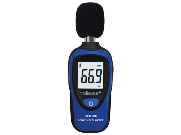 MINI DIGITAL SOUND LEVEL METER DEM200 5410329597313; 5410329628369; 5410329628376