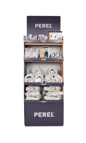 Display electricity, carton, complete with 10 references DISP/ELEC