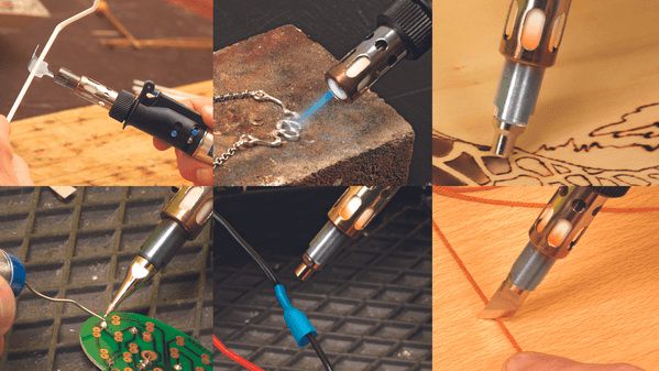 Gas soldering iron Dremel VersaTip (2000-7) + accessories F0132000JD 4053423300543