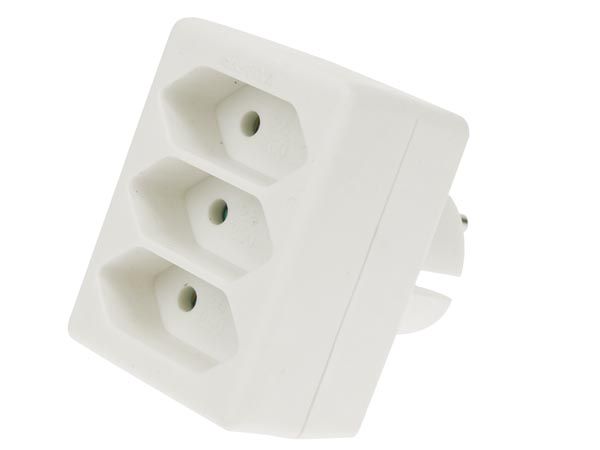 3-WAY EURO SOCKET SPLITTER EB13 5410329343569; 5410329524739