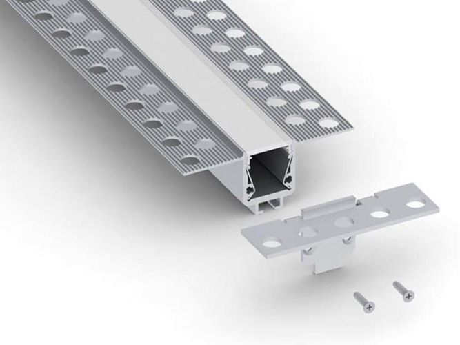End cap for plaster board profile RSL15 US, without cable hole - 1 pc EC-RSL15US-H3 5410329754501; 5410329754501