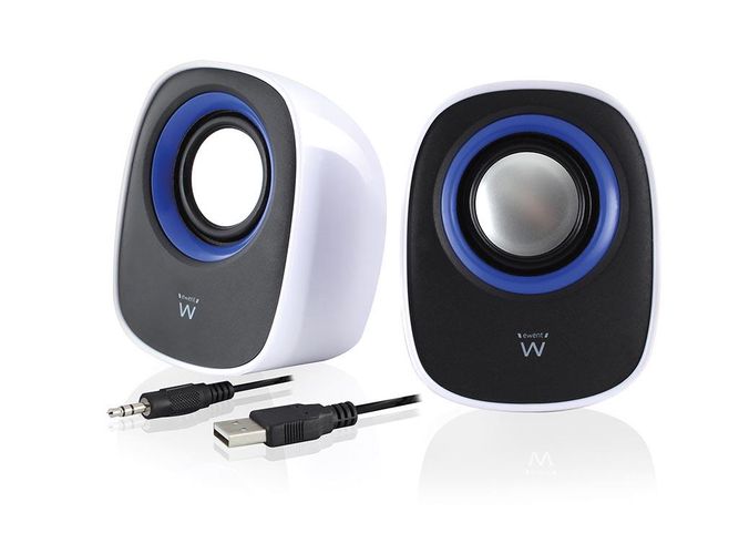 2.0 Stereo speaker set for PC and laptop, USB-powered EM3513