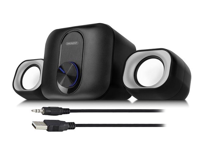 2.1 Stereo speaker set for PC and laptop, USB-powered EM3515 8716065521108; 8716065521108