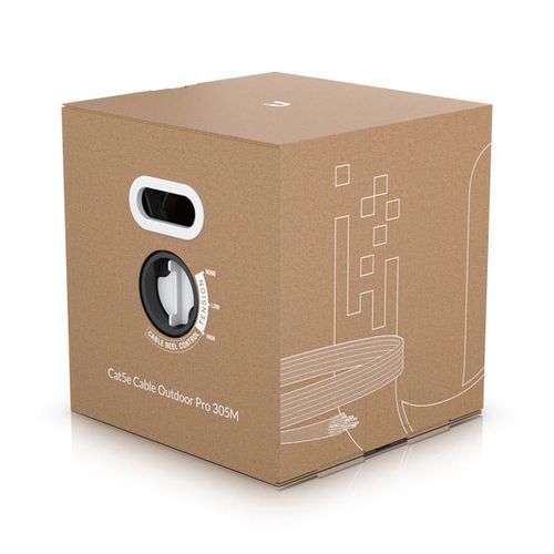 Networking cable Ubiquiti UACC-Cable-C5e-Outdoor-Pro-305M-W (Cat5e, 24 AWG, VW-1, ASTM G 151/154, 305m) KRUACCCABLEC5EOUTDOOR