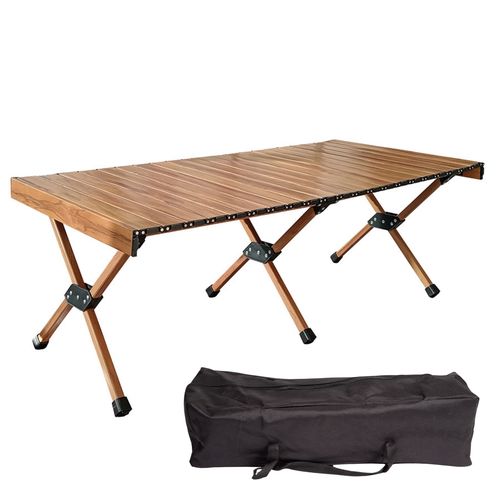 Aluminum Folding Camping Table with Storage Bag-120 x 60 x 45 FT063 5410329760588; 5410329760588