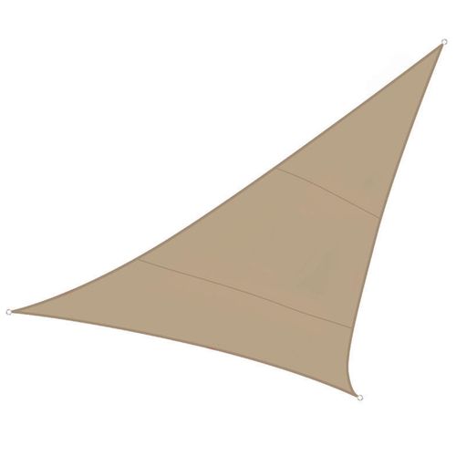 WATER-PERMEABLE SHADE SAIL - TRIANGLE - 5 x 5 x 5 m - COLOUR: CHAMPAGNE GSS3500PE 5410329479633; 5410329660383