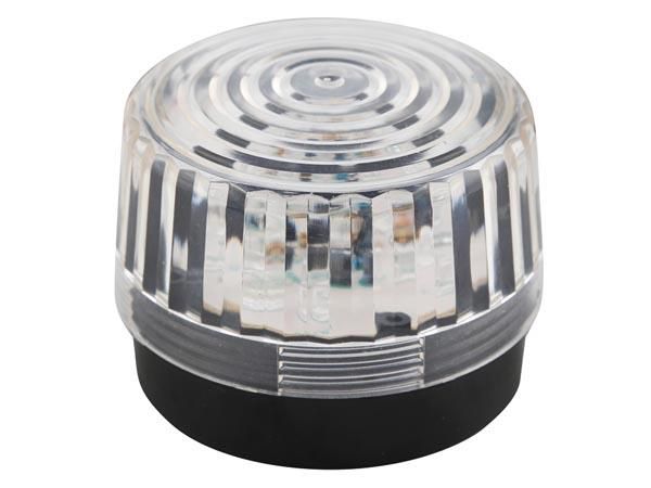 LED FLASHING LIGHT - CLEAR - 12 VDC - ° 100 mm HAA100WN 5410329627065; 5410329628017