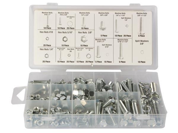 NUT AND BOLT ASSORTMENT - 240 pcs HAS06 5410329595753