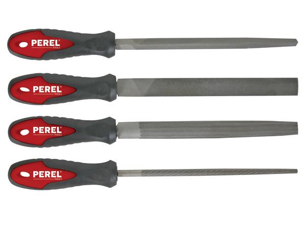 STEEL FILE SET - 20 cm/8" - 4 pcs HFIS1 5410329397586; 5410329673864; 5410329673871