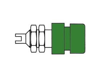 INSULATED 4mm SOCKETS / GREEN (BIL 20) HM2441 5410329271633; 4002044167110