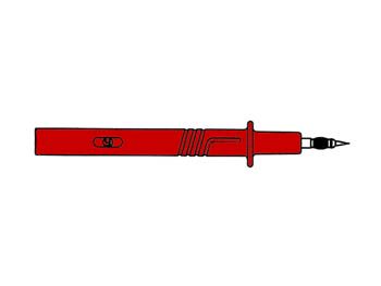 SAFETY DUAL FUNCTION TEST PROBE 4mm / RED (PRÜF 2700) HM5411S 5410329308452; 4002044166601