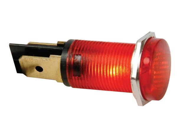 ROUND 14mm PANEL CONTROL LAMP 220V RED HRJC220R 5410329255466; 5410329255466
