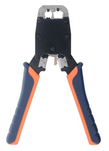 Crimping pliers for 8P8C/RJ-45, 6P6C/RJ-12, 6P4C/RJ-11 modular plugs Hanlong Tools HT-500