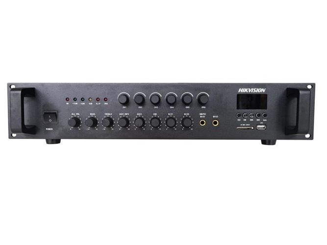 Analog amplifier Hikvision DS-QAE0A240G1-VB6 (240W, Bluetooth, USB) HIKSOUQAE0A240G1VB
