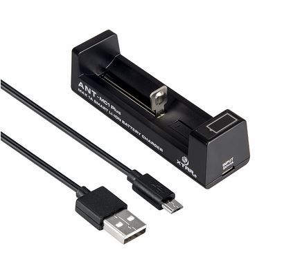 Зарядное устройство Li-ion аккумуляторы 3.7V 10440-26650 c LED, от USB XTAR-MC1PLUS 6952918320395